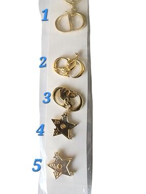 New Dior Gold Pins / Charms SOLD SEPERATELY